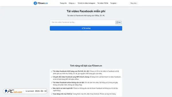 fdown.vn screenshot
