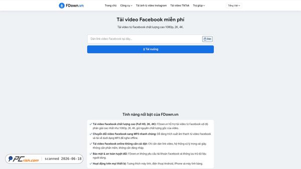 fdown.vn screenshot