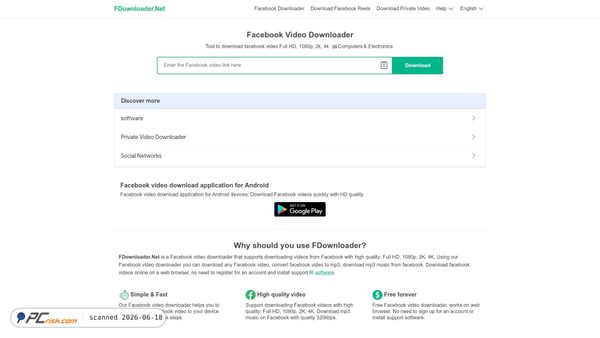 fdownloader.net screenshot