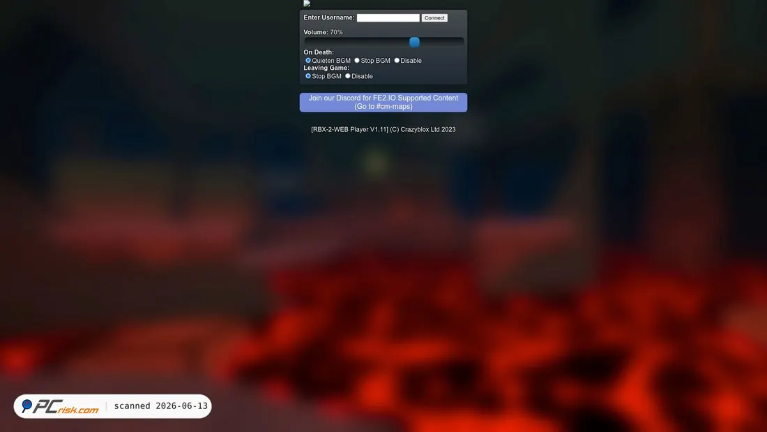Screenshot of fe2.io