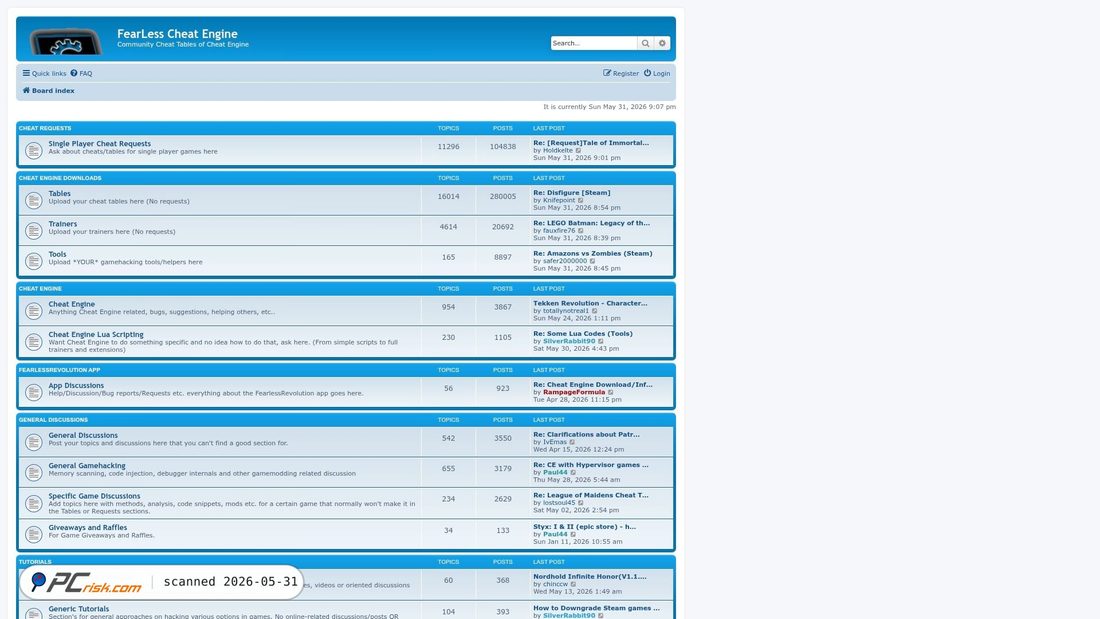 Screenshot of fearlessrevolution.com