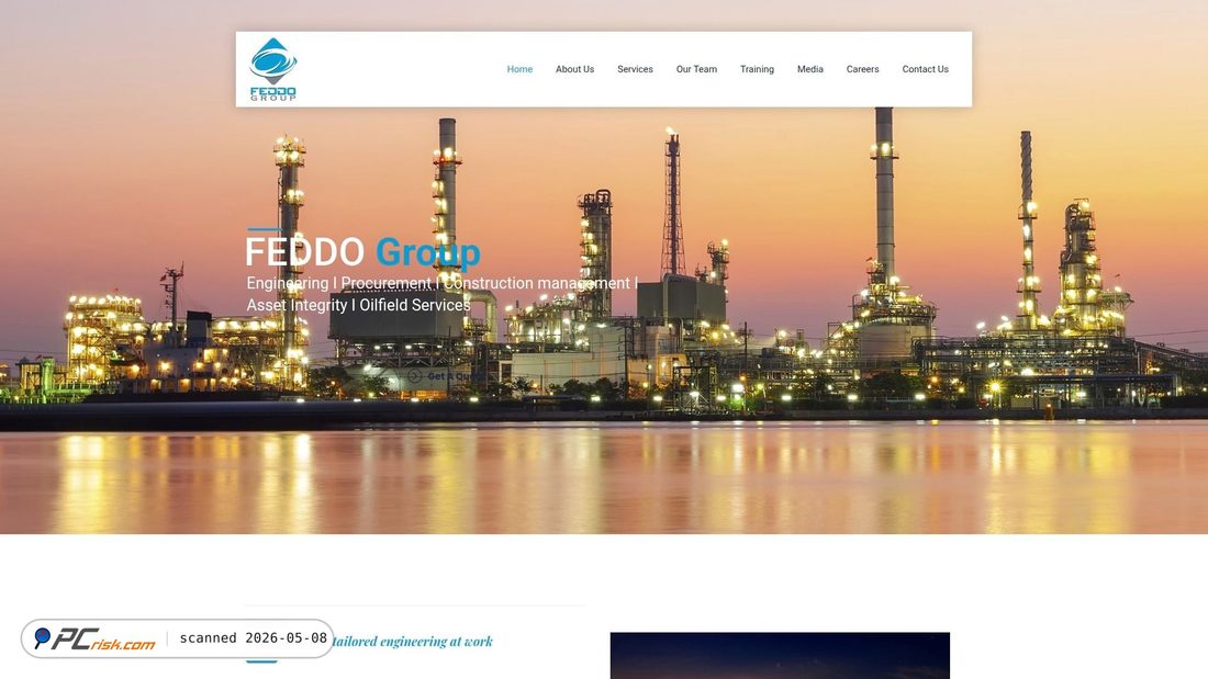 Screenshot von feddogroup.com