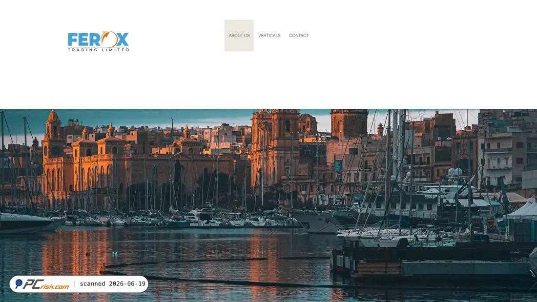 Screenshot di feroxtrade.com