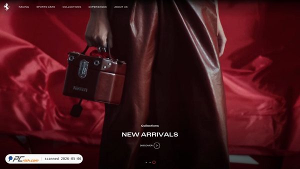 ferrari.com screenshot