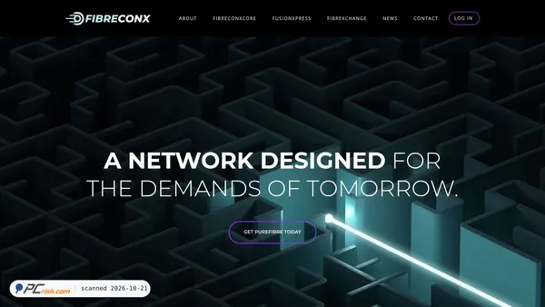 fibreconx.com.au screenshot