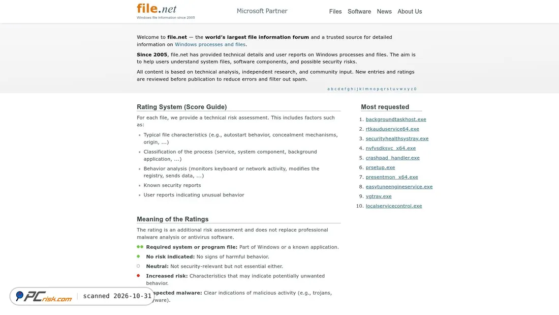 Screenshot of file.net