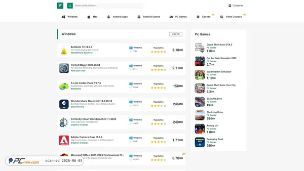 filecr.com screenshot