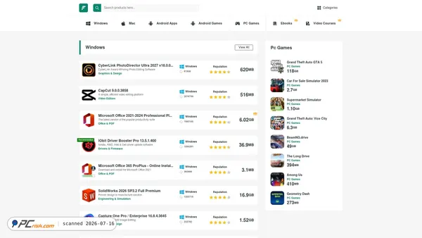 filecr.com screenshot