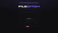 Captura de ecrã de fileditchfiles.me
