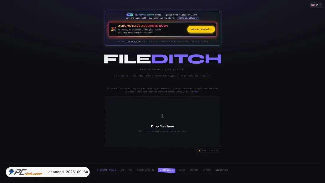 Zrzut ekranu fileditchfiles.st