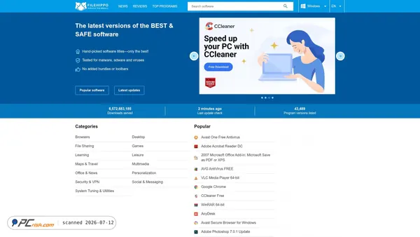 filehippo.com screenshot