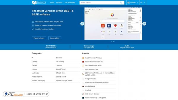 filehippo.com screenshot