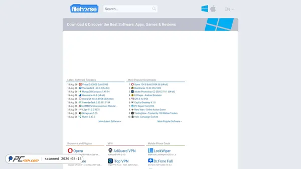 filehorse.com screenshot