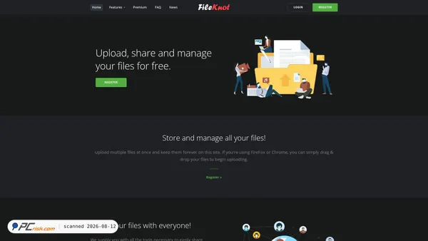 fileknot.io screenshot
