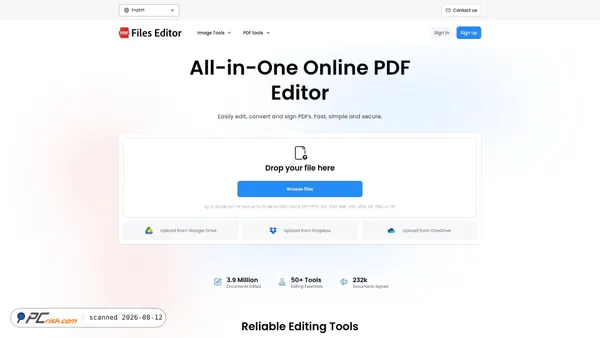 files-editor.com screenshot