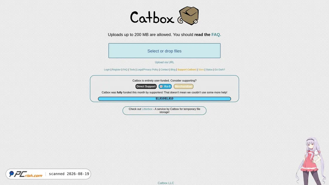 Screenshot van files.catbox.moe