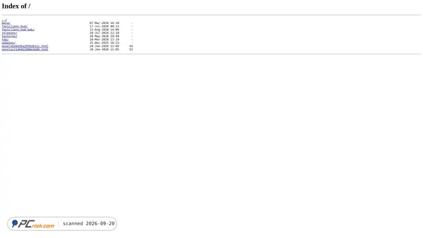 Screenshot di files.fastclient.net
