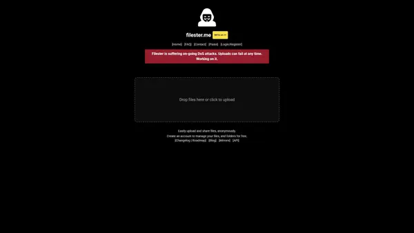 Screenshot di filester.gg