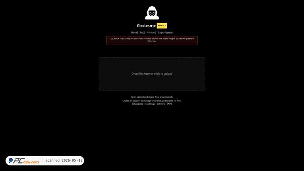 filester.si screenshot