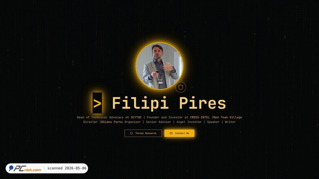 Screenshot von filipipires.com