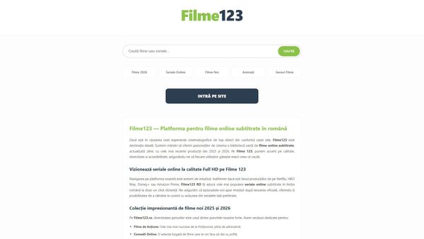Captura de filme123.ro