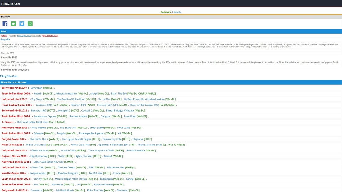 Screenshot di filmyzilla39.com
