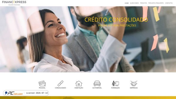 financexpress.pt screenshot