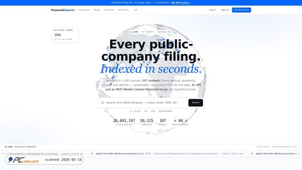 financialreports.eu screenshot