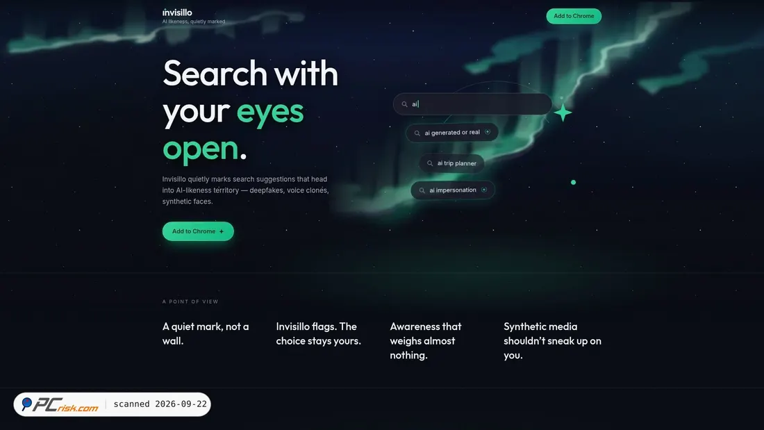 Screenshot of find.invisillohq.com
