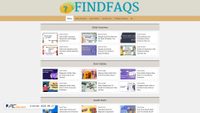 Captura de ecrã de findfaqs.com