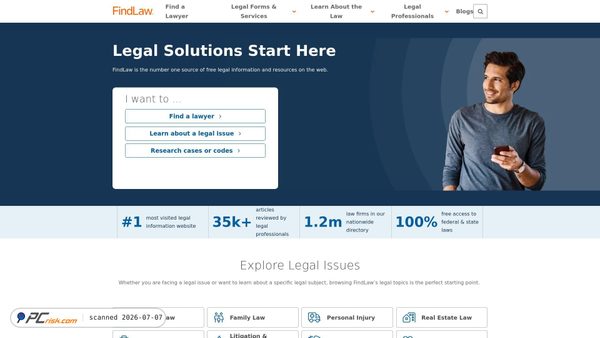 findlaw.com screenshot
