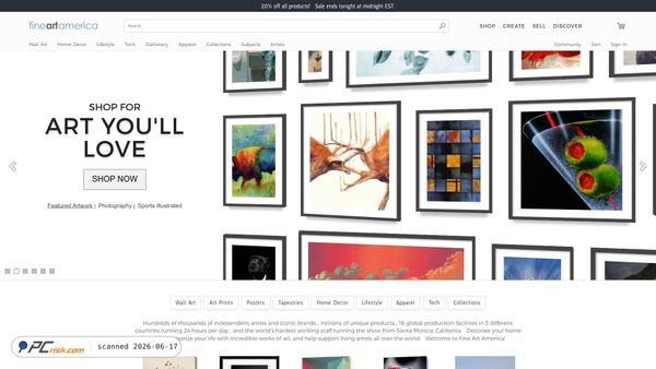 fineartamerica.com screenshot