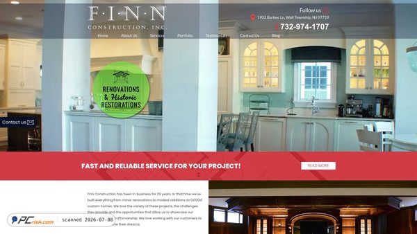 finnconstructionnj.com screenshot