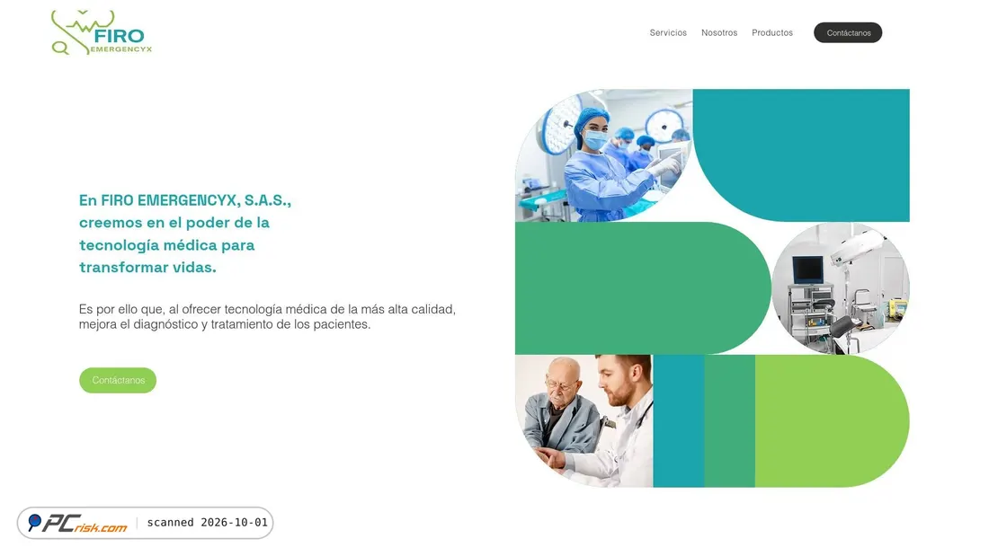 Screenshot of firoemergencyx.com