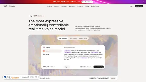 fish.audio screenshot