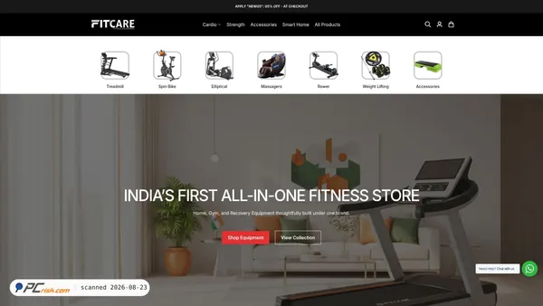 fitcareindia.in screenshot