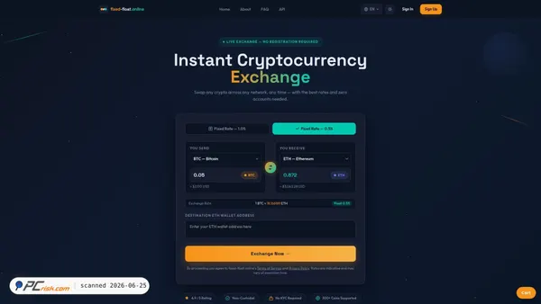 fixed-float.online screenshot