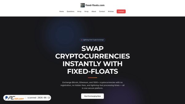 fixed-floats.com screenshot
