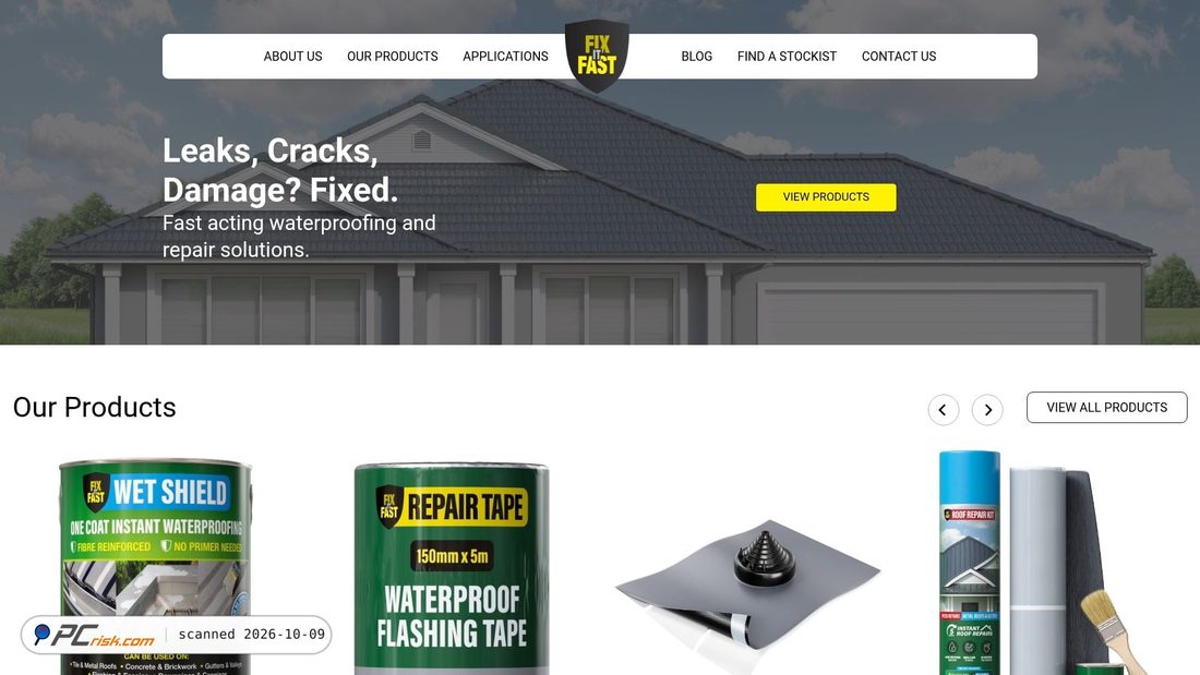 Captura de ecrã de fixitfastsolutions.com.au