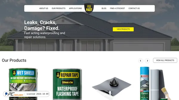 Captura de ecrã de fixitfastsolutions.com.au