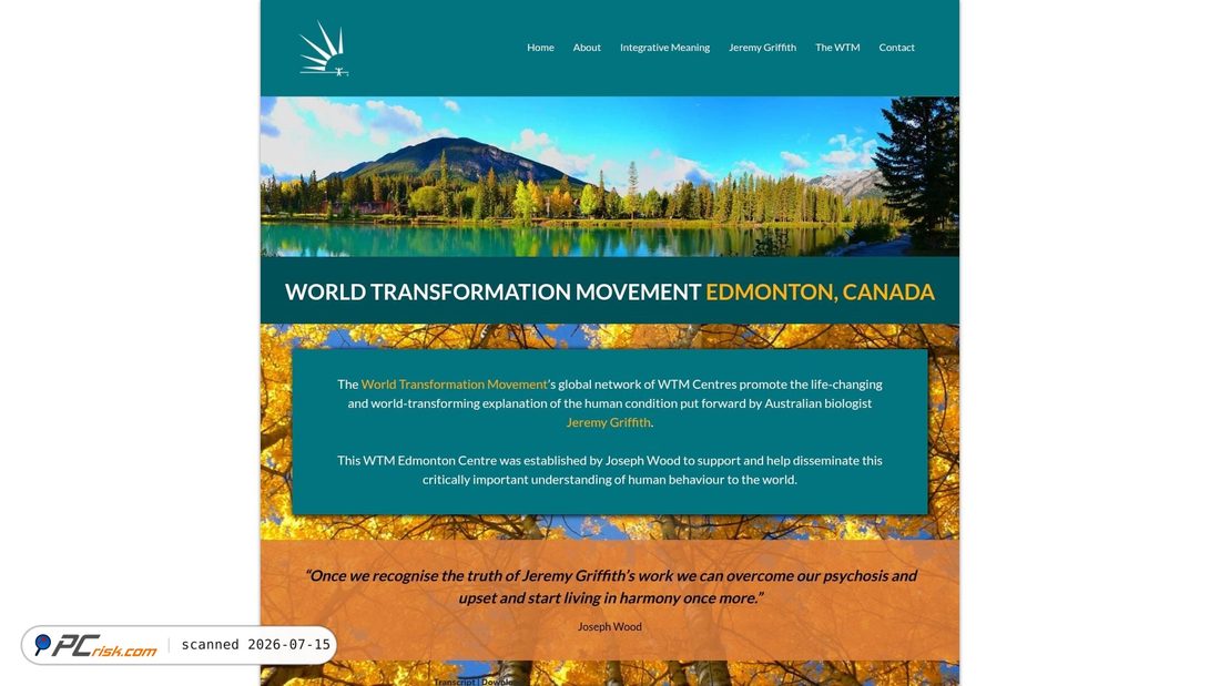 Screenshot of fixtheworldedmonton.org