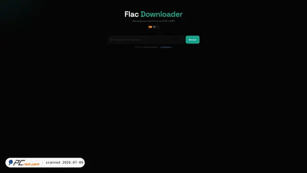 flacdownloader.com screenshot