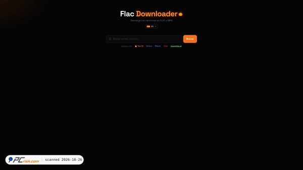 flacdownloader.com screenshot