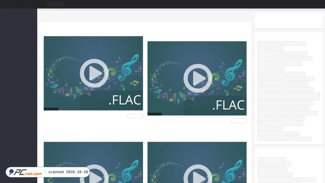 Screenshot of flacmusicfinder.top