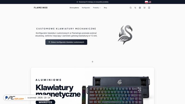 Screenshot di flameingo.shop