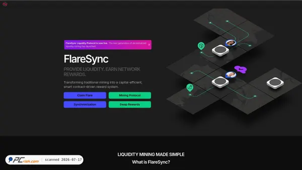 flare-sync.net screenshot