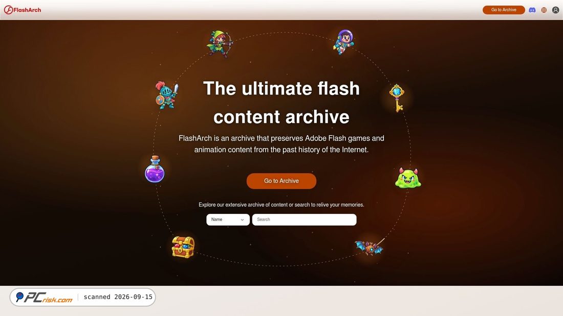 Capture d’écran de flasharch.com