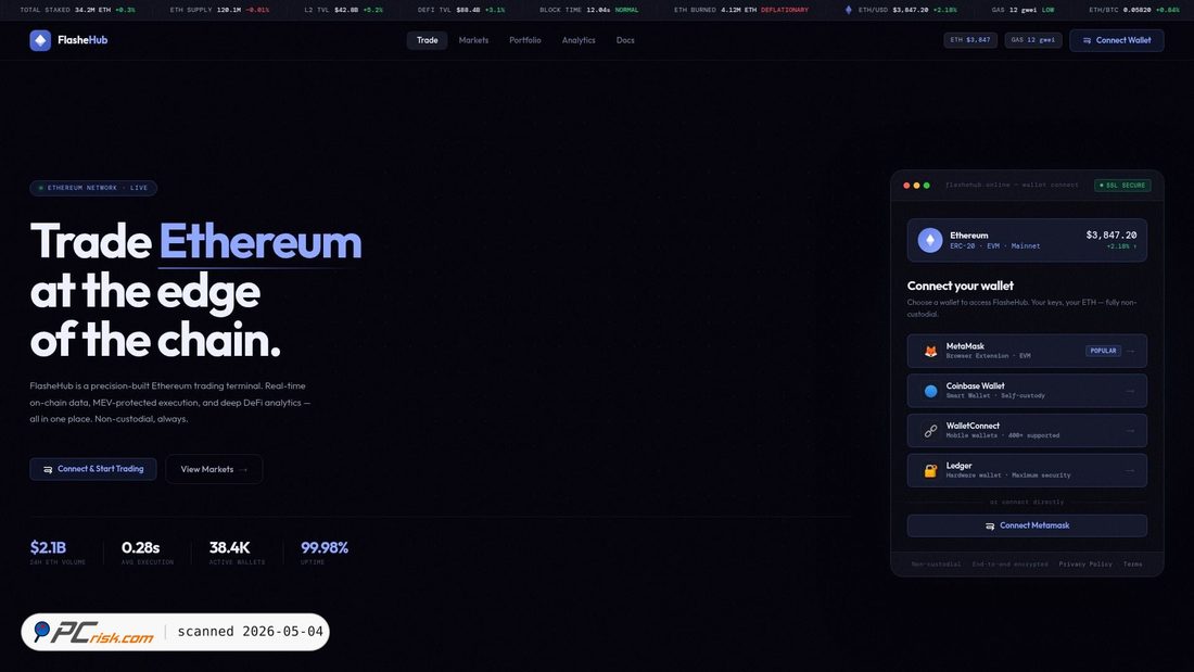 Captura de pantalla de flasherhub.online