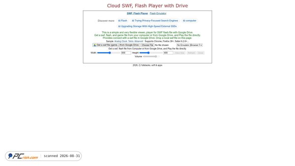 flashplayer.fullstacks.net Screenshot