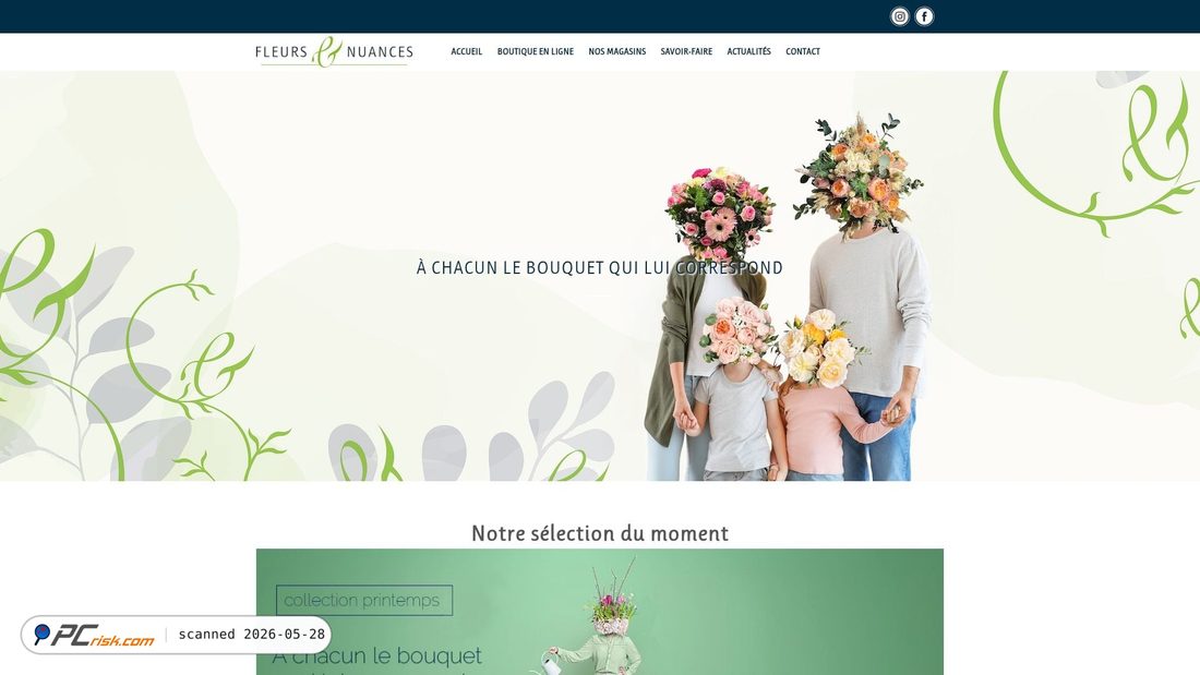 Screenshot von fleursetnuances.com